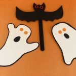 Ghost and Bat Puppets