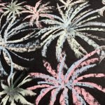 Chalk firework drawing
