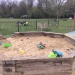 Sandpit at Broomhall Recreation Ground