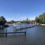 Views of Marlow from Marlow Lock
