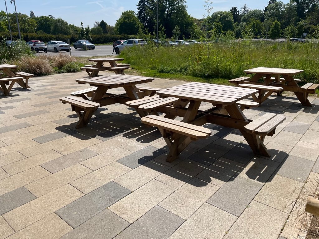 Picnic Benches at Braywick Leisure Centre