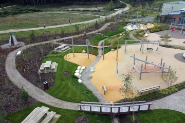 Pioneer Play Park at Buckler’s Park in Crowthorne