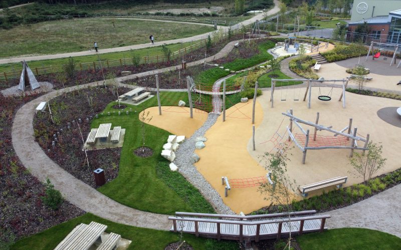 Pioneer Play Park at Buckler’s Park in Crowthorne